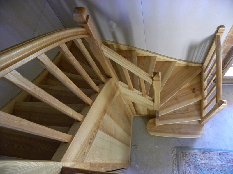 And at last, a new staircase gains access to the upper floor and the ladder is used elsewhere.