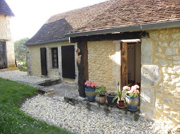 Farmhouse front entrance